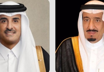 القيادة القطرية تهنئ خادم الحرمين الشريفين بمناسبة ذكرى يوم التأسيس