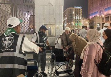 375 قائد وكشاف وجوال يباشرون تقديم خدماتهم التطوعية لزوار المسجد النبوي الشريف