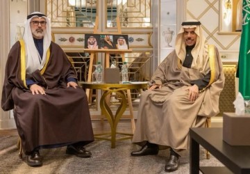 وزير الخارجية يلتقي وزير خارجية دولة الكويت