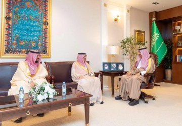 محافظ حفر الباطن يستقبل الرئيس التنفيذي لمطارات الدمام