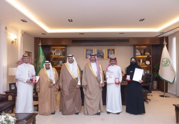 محافظ حفر الباطن يستقبل الفائزين من جامعة حفر الباطن في معرض جنيف الدولي للاختراعات 2026