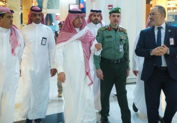 رئيس هيئة الطيران المدني يطلّع على سير أعمال توسعة وتطوير مطار الأمير محمد بن عبدالعزيز الدولي