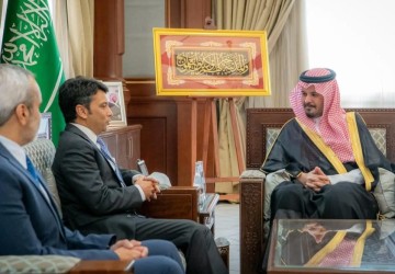 أمير منطقة المدينة المنورة يستقبل القنصل العام لجمهورية باكستان الإسلامية بجدة