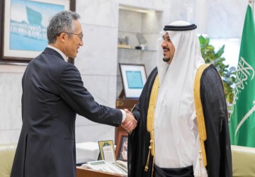 نائب أمير منطقة الرياض يستقبل سفير اليابان لدى المملكة