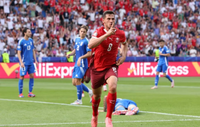 يورو 2024: سويسرا أول المتأهلين للدور ربع النهائي بثنائية إيطاليا