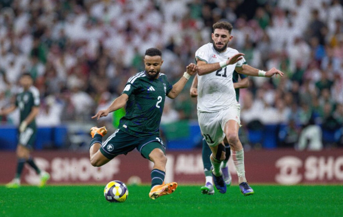 بهدفين لهدف الأخضر يفوز على فلسطين ويتأهل لنصف نهائي كاس العرب