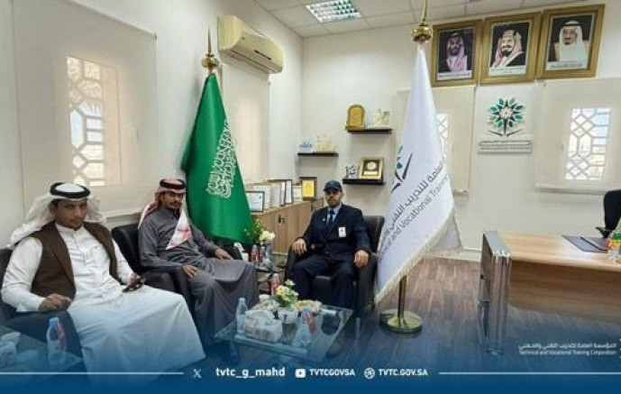 ورشة عن  مزايا برامج الكلية التقنية والمعهد الصناعي الثانوي بالمهد