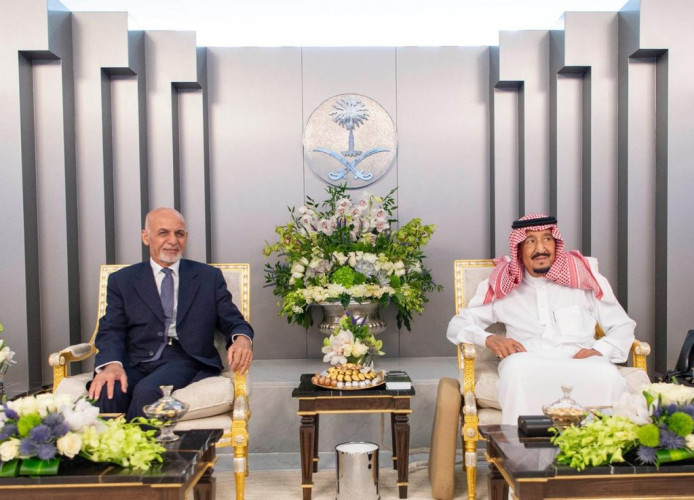 خادم الحرمين الشريفين يستقبل رئيس جمهورية أفغانستان الإسلامية ويقيم مأدبة غداء تكريماً له