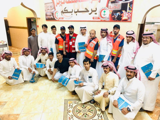 الهلال الأحمر بمحافظة طبرجل يدرب 24 مواطن على الإسعافات الاولية