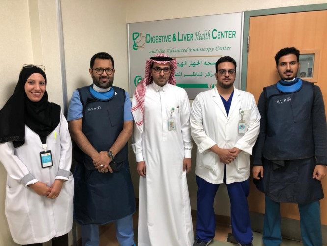 إجراء منظار ناجح للجهاز الهضمي بتقنية الأشعة الصوتية التداخلية