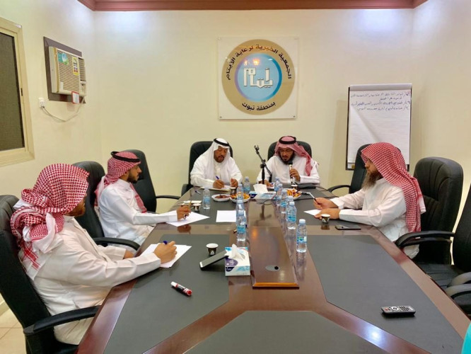 جمعية ايتام تبوك تنفذ ورشة عمل “كيف ننمي مواردن”)