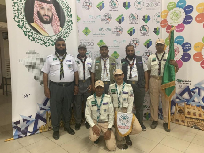 المركز الاول لكشافة ثانويه النووي على مستوى الاحساء