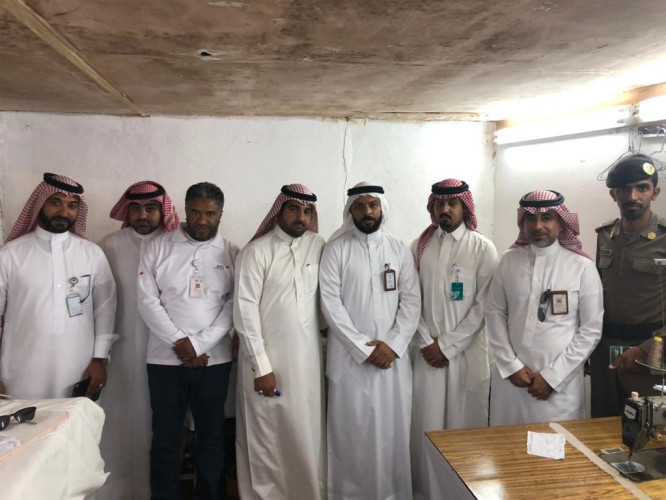 حملات أمنية مشتركة لمكتب عمل الجبيل