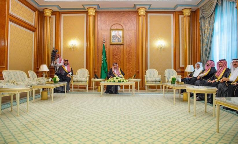 أمام خادم الحرمين الشريفين.. الأمير سلطان بن أحمد بن عبد العزيز يؤدي القسم بمناسبة تعيينه سفيراً لدى مملكة البحرين