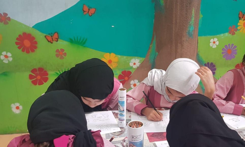 المدرسة السابعة والثلاثون الابتدائيه بالمبرز تستقبل مكافحة التسول ببرنامح “طفولتي من حقي”