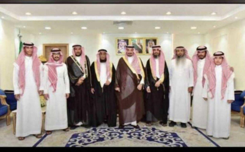 أمير نجران يستقبل أبناء المرحوم الشيخ جمعان بن عمر آل عجاج النهدي