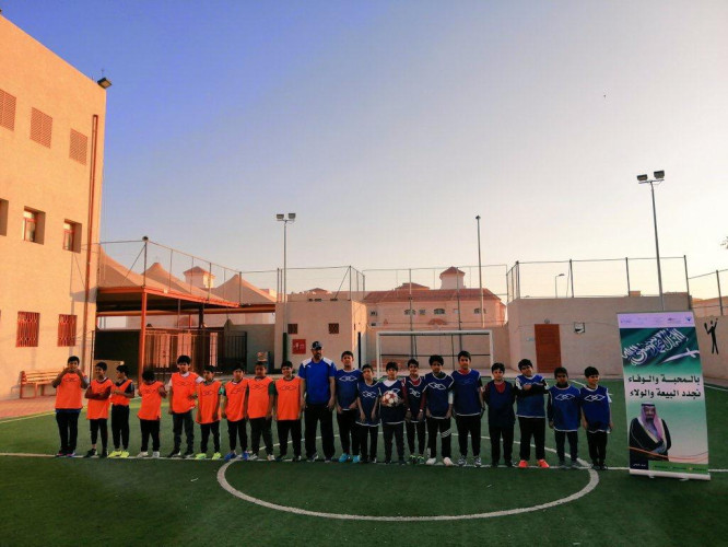 أندية  مدارس الحي بتعليم الخرج  تحتفي بذكرى البيعة الخامسة  لتولي خادم الحرمين مقاليد الحكم