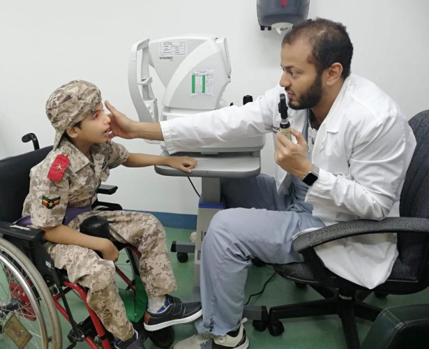 شمس (مستشفى العيون) تسطع في سماء (يوم التطوع)