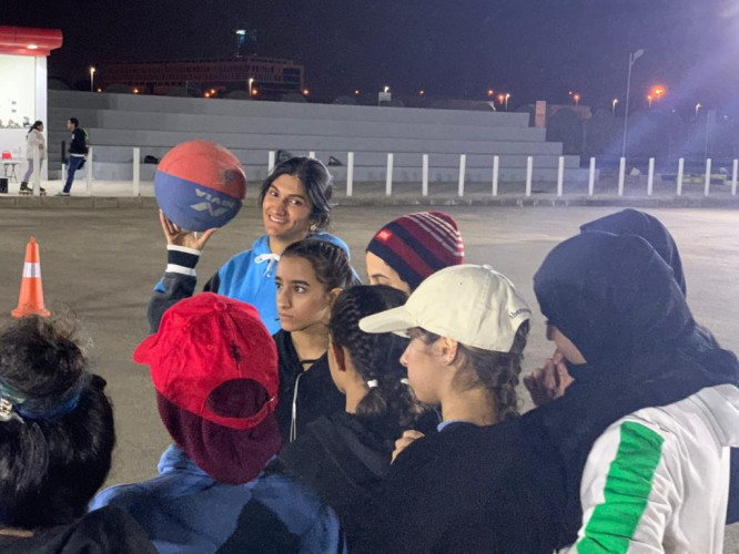 تدشين فريق الرول بول النسائي