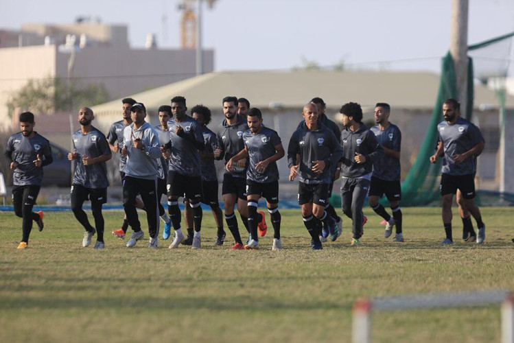 هجر يعاود تدريباته ويبدأ الاستعداد لمباراة الانتصار