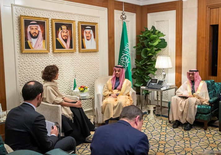 وزير الخارجية يستقبل المديرة العامة لمنظمة الأمم المتحدة للتربية والعلم والثقافة