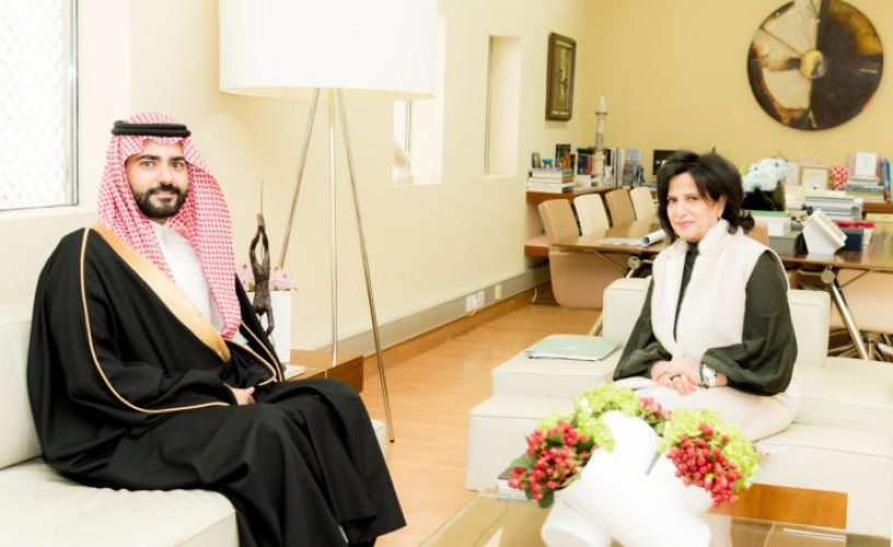 الشيخة ميّ تستقبل سفير المملكة العربية السعوديّة لدى مملكة البحرين