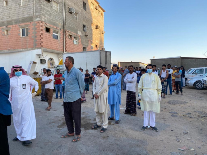 صحة الجوف تجري الفرز البصري لـ 8 الآف عامل​