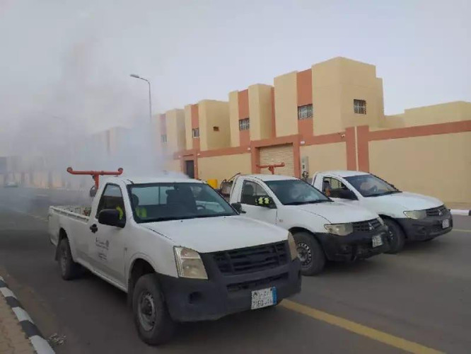 بلدية رفحاء تواصل معالجة التشوه البصري والإصحاح البيئي ومراقبة المنشآت الغذائية