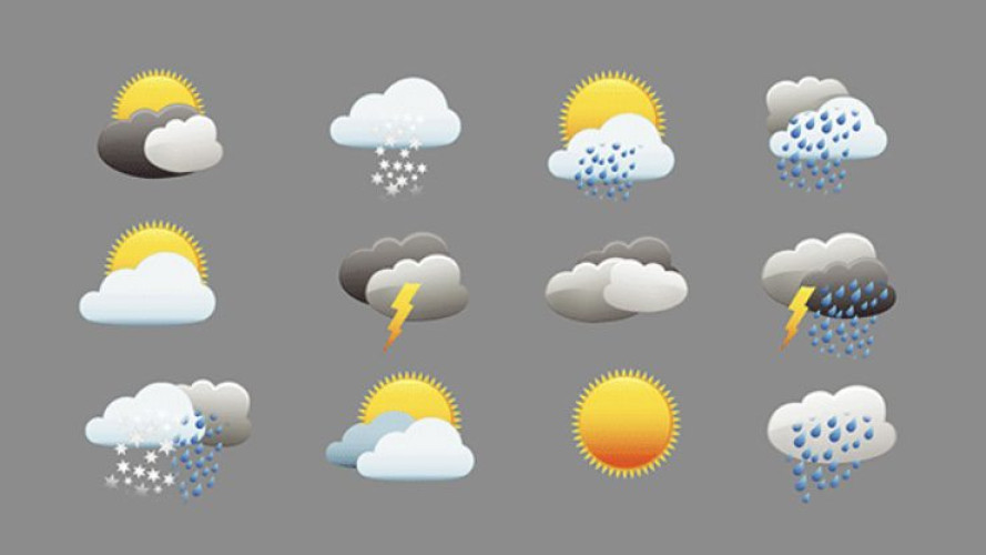 طقس الخميس: أمطار رعدية متوقعة على معظم المناطق