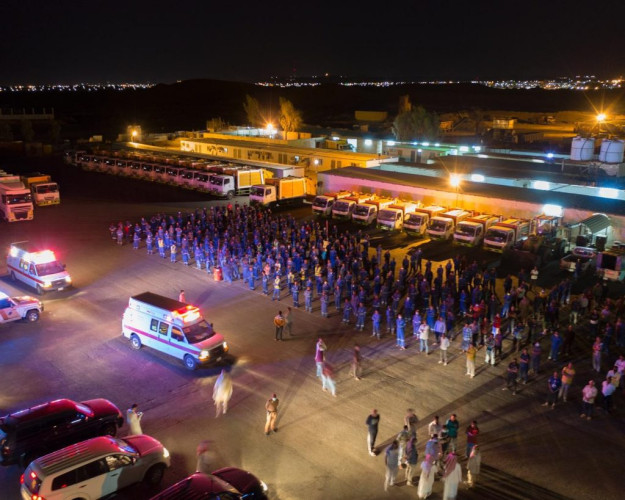 أمانة الجوف ومدينة الملك عبدالعزيز يتابعان المساكن بالمسح الحراري