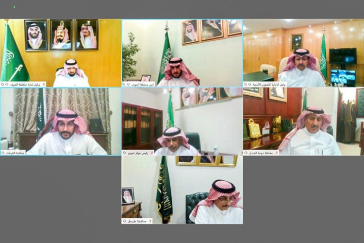 أمير منطقة الجوف يتابع سير العمل بمحافظات ومراكز المنطقة