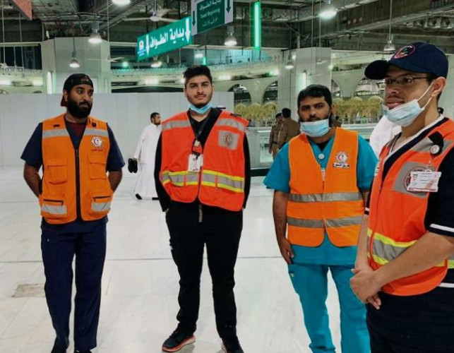 هيئة الهلال الأحمر في المسجد الحرام تكثّف استعداداتها للعشر الأواخر