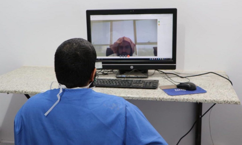 سجون منطقة الجوف تفعل المحاكمات عن بعد لخدمة نزلائها في ظل جائحة كورونا