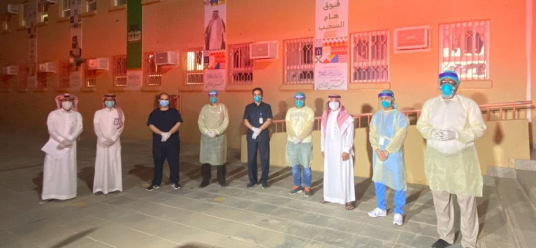 قطاع العويقيلة الصحي يواصل مكافحة فيروس كورونا من خلال المسح الميداني