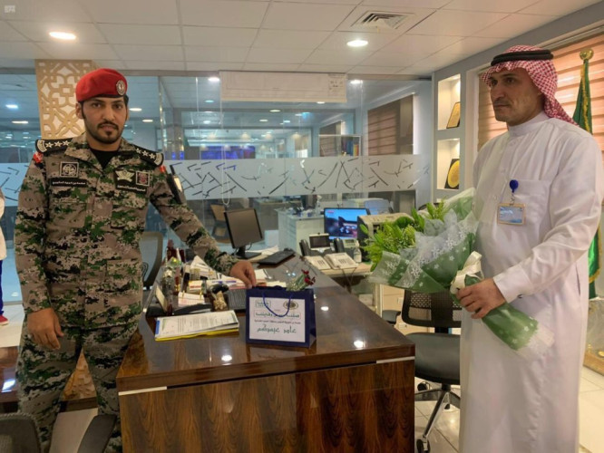 سجون الحدود الشمالية تطلق مبادرة همتنا سبيل وقايتنا لرجال الأمن والصحة في أول أيام عيد الفطر