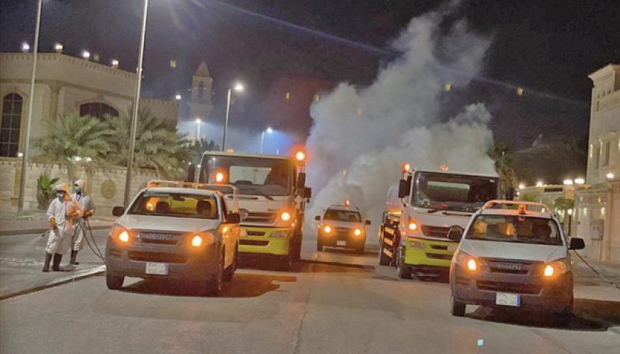 أمانة الشرقية تقوم بـ 868 جولة رقابية وتعقم وتطهر 1080 موقع أمس الثلاثاء