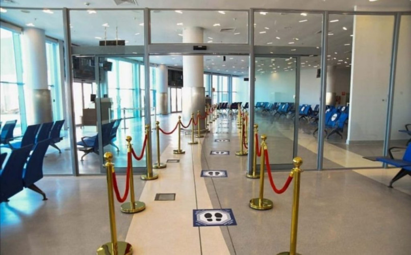 مطار عرعر.. إجراءات وقائية واحترازية بـصالات السفر استعداداً لاستئناف الرحلات الداخلية