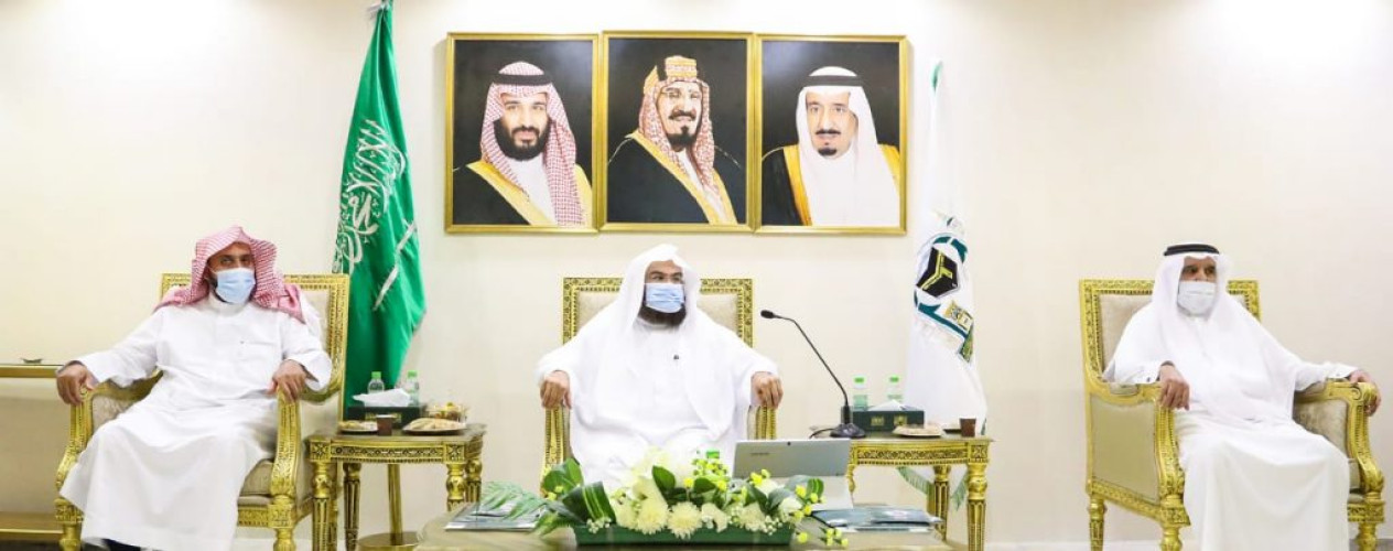 الرئيس العام لشؤون المسجد الحرام والمسجد النبوي يستقبل المرقين استثنائيا