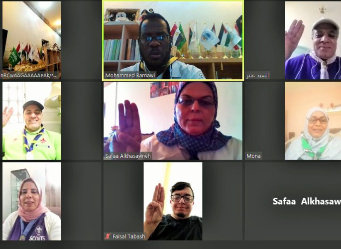 إعلامية رواد العرب تعقد اجتماعها الخامس عن بعد عبر تطبيق منصة زووم