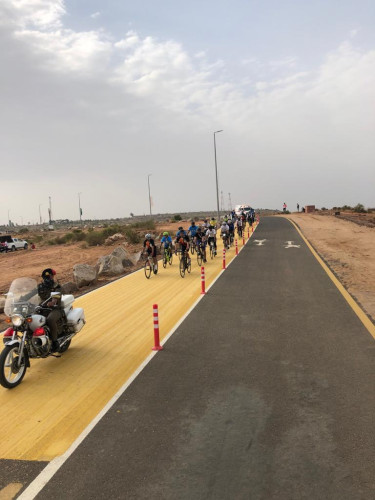 آل مجدع يدشن فعالية “الدراجات الهوائية” بمسار الحبلة السياحي