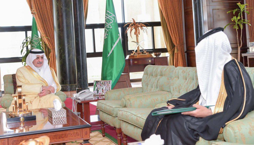 سمو أمير تبوك يستقبل مدير إدارة التدريب التقني والمهني بالمنطقة