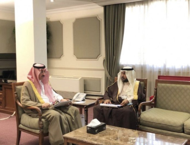 محافظ الأحساء يستقبل رئيس القطاع الشرقي لشركة المياه الوطنية
