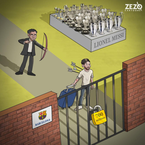 الصحافة العالميه وحديثها حول ميسي