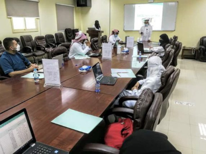 دورة برنامج Excel بمركز أمراض الدم الوراثية بالأحساء
