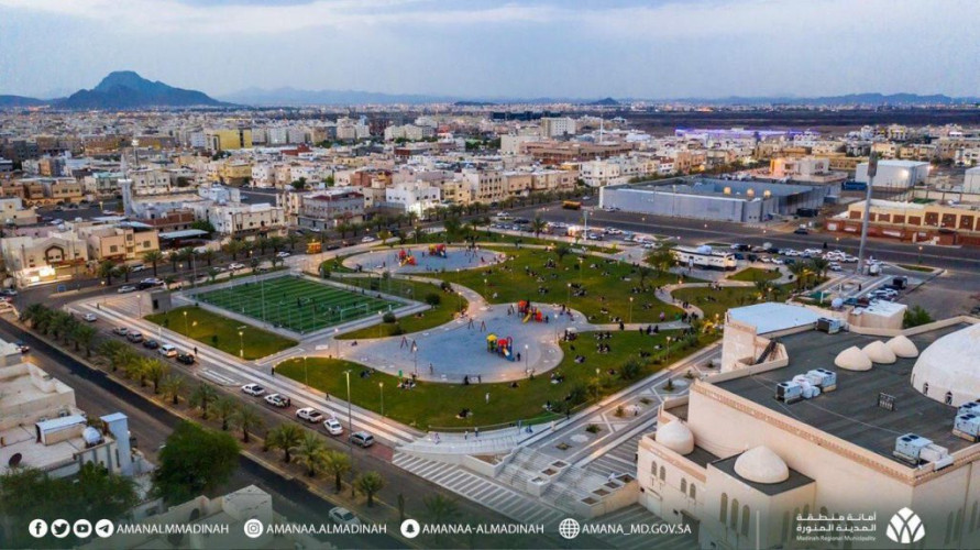 أمانة المدنية المنورة تعلن افتتاح حديقة الخالدية بمساحة 30000 متر مربع