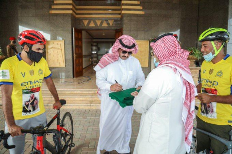 سمو الأمير تركي بن طلال يدشن رحلة رحالين سعودي ومغربي إلى مدينة الرياض