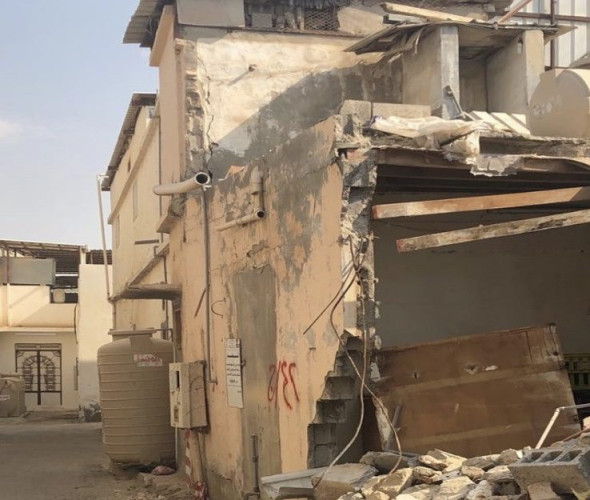 1400 إنذار لإزالة مباني آيلة للسقوط بالأحساء