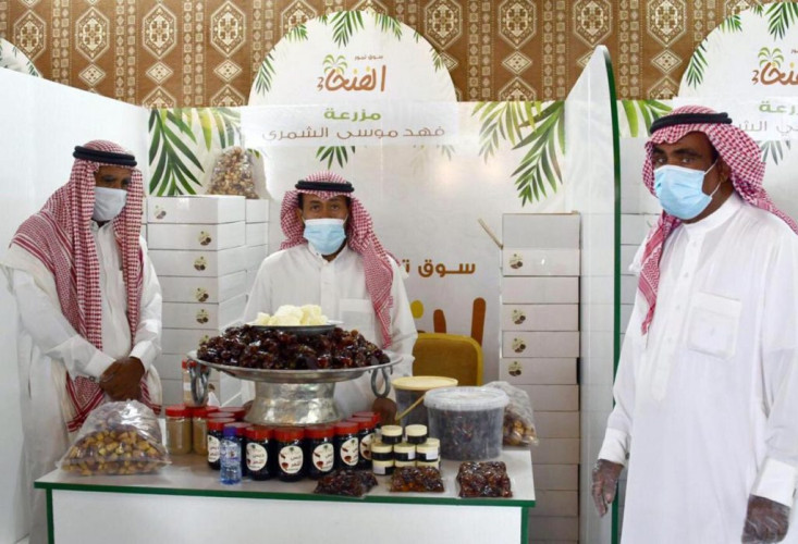مهرجان سوق تمور الفنخاء‏ بالكهفة بمنطقة حائل يستقطب ‏الزوار
