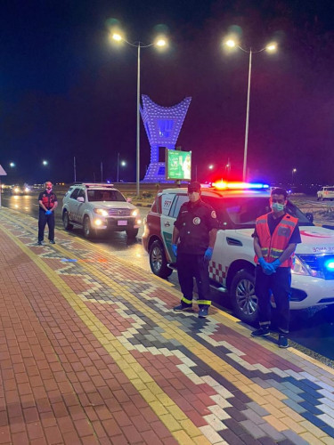 الهلال الأحمر بالجوف يرفع الجاهزية استعداداً للحالة المطرية