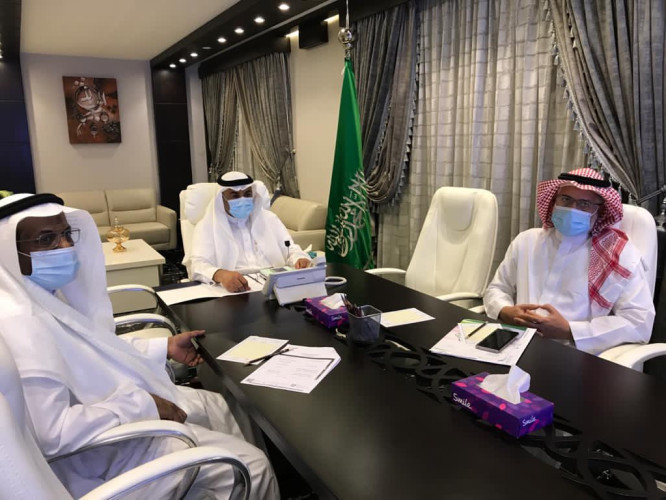 المدير العام يترأس اجتماع المبادرات المشاركة في ملتقى مكة الثقافي1442هـ